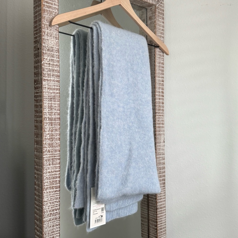 Sezane Marianne Scarf in Sky Blue - Picture 4 of 7